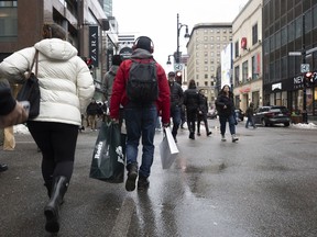 holiday shopping in montreal as cpi rises